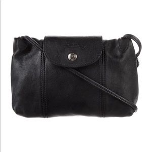 Longchamp Le Pliage Cuir Leather Crossbody